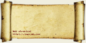 Nadja Crnjanski vizit kartica